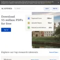 academia.edu screenshot