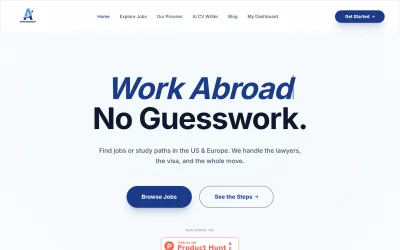 afri-recruit.com screenshot