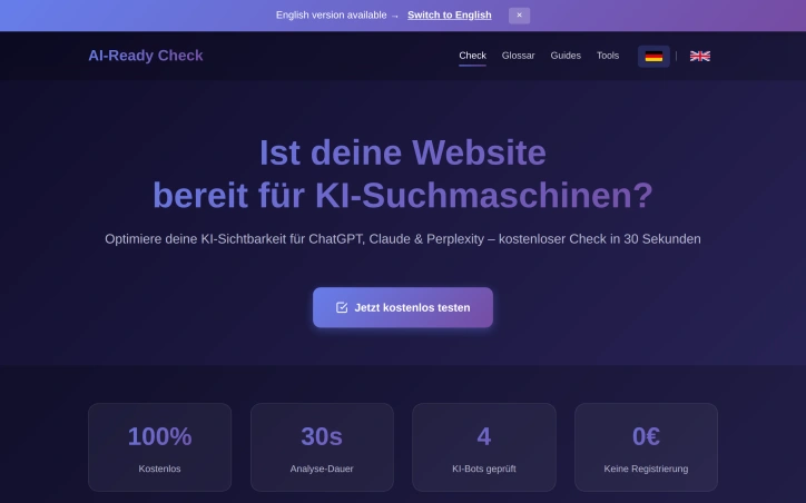 Preview of ai-ready-check.de