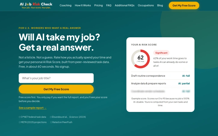 Preview of aijobriskcheck.com