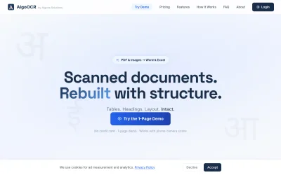 algoocr.com screenshot