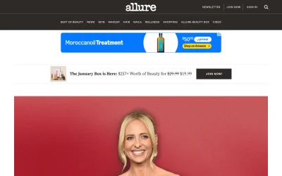 allure.com screenshot
