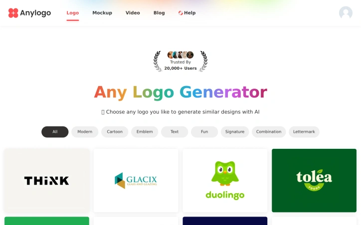 anylogo.ai screenshot