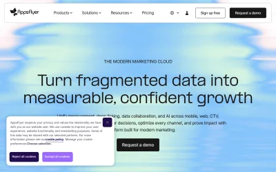 appsflyer.com screenshot