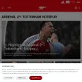 arsenal.com screenshot