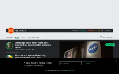 arstechnica.com screenshot