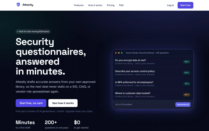 Preview of attestly.cloud
