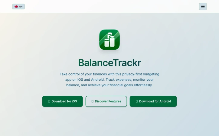 balancetrackr.com screenshot