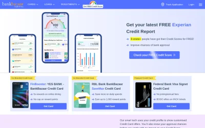 bankbazaar.com screenshot