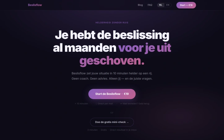 beslisflow.nl screenshot