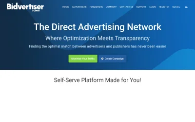 bidvertiser.com screenshot