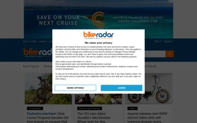 Preview of bikeradar.com