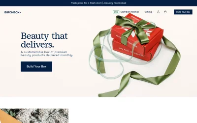 birchbox.com screenshot