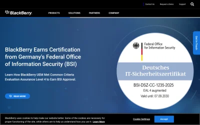 blackberry.com screenshot