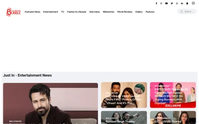 Preview of bollywoodbubble.com