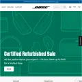 bose.com screenshot