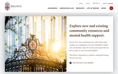 brown.edu screenshot