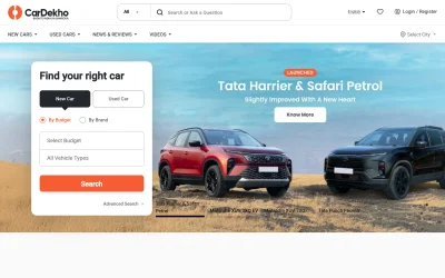 Preview of cardekho.com