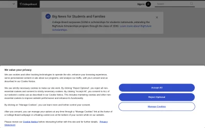 collegeboard.org screenshot