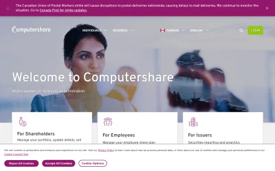 computershare.com screenshot