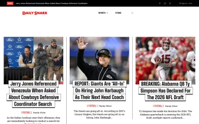 Preview of dailysnark.com