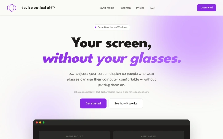 deviceopticalaid.com screenshot