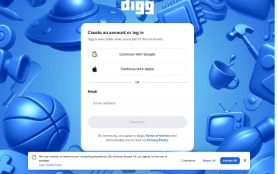 digg.com screenshot