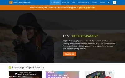 digital-photography-school.com screenshot