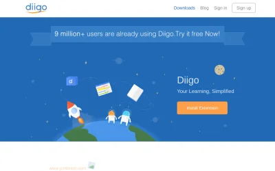 diigo.com screenshot