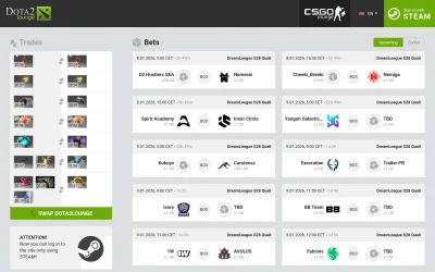 Preview of dota2lounge.com