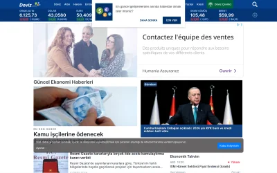 doviz.com screenshot