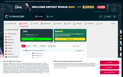 flashscore.com screenshot