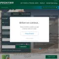 flyfrontier.com screenshot