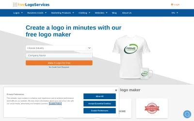 freelogoservices.com screenshot