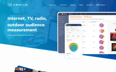 gemius.com screenshot