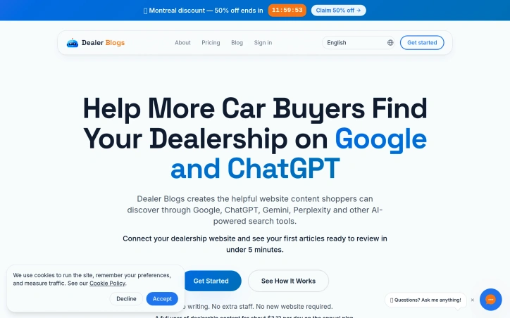 Preview of getdealerblogs.com