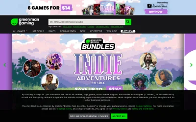 greenmangaming.com screenshot