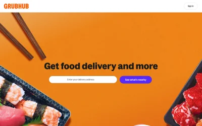 grubhub.com screenshot