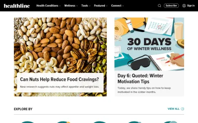 healthline.com screenshot
