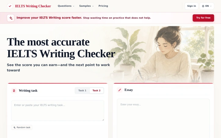 ieltswritingchecker.org screenshot