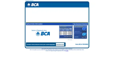 klikbca.com screenshot