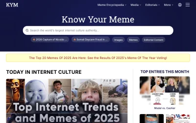 knowyourmeme.com screenshot