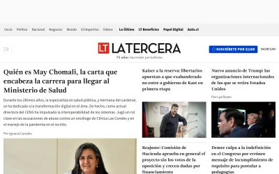 latercera.com screenshot