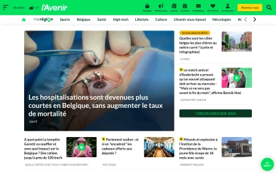 lavenir.net screenshot