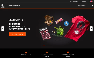 lootcrate.com screenshot