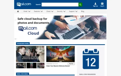 mail.com screenshot