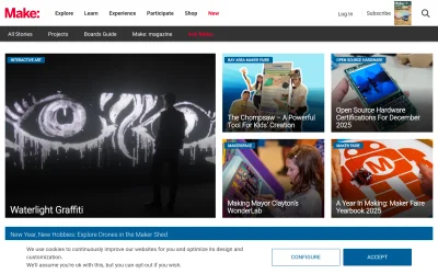 makezine.com screenshot