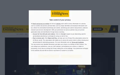 manchestereveningnews.co.uk screenshot