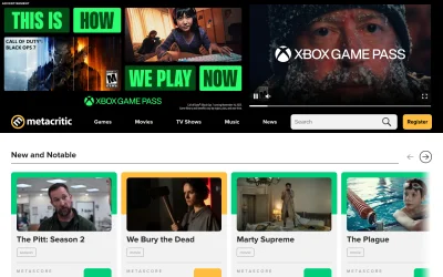 metacritic.com screenshot