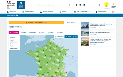 meteofrance.com screenshot